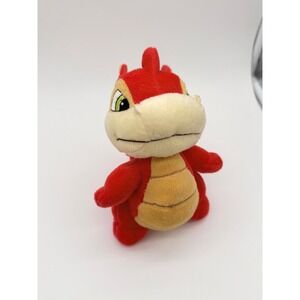 Vintage Neopets Red Scorchio Dragon Plush Toy NWT Early 2000s Collectible